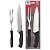 Conjunto Do Assador 2 Peças Faca 8" E Garfo Churrasco Mor - Imagem 1