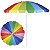 Guarda Sol Sky 100 Fps  2,20m Diametro Verão Praia Arco Iris - Imagem 1