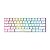 TECLADO MECANICO GAMER HERMES E3 RGB BRANCO SWITCH BROWN - Imagem 3