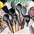 Kit 12 Espátulas Concha Pegador Silicone Cozinha Preto - Imagem 7