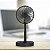 Mini Ventilador De Mesa Bright Usb 9w Recarregável Preto - Imagem 2