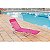 Cadeira Espreguiçadeira Textilene Rosa Chiclete 100Kg 1,82m - Imagem 7