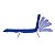 Cadeira Espreguiçadeira Textilene Azul Marinho 100Kg 1,82m - Imagem 7