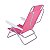 Cadeira Praia Reclinável 120kg Sumer Fashion Rosa Novidade - Imagem 7