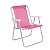 Cadeira Alta Mor Pvc 110Kg Rosa 54cm Largura Lançamento - Imagem 1