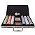 Maleta Kit Jogo Poker 300 Fichas Oficiais Baralho Dados - Imagem 3