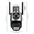 Camera Ip Externa Ptz 360 Wifi C/ Alarme Sirene 4k 2 Lentes - Imagem 3