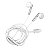 Fone de Ouvido C/ Microfone Tipo-C Maketech Branco EPC-052BP - Imagem 3