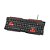 Teclado C3Tech Gamer ABNT2 Usb Preto/Vermelho Multimídia - Imagem 4
