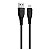 Cabo Usb P/ Lightning Nylon Ca-151l 1,5m Preto Maketech - Imagem 2