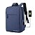 Mochila Executiva para Notebook X-Cell com USB 17'' Azul - Imagem 2