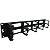 Kit 2 Guia De Cabos 1u Horizontal Metal Aberta Organiza 19'' - Imagem 3