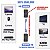 Extensor Hdmi 60 Metros 1 Cabo Rede Cat6/6a Full Hd Usb C - Imagem 2
