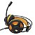 Headset Gamer OEX Argos 7.1 Led USB Preto e Laranja HS417 - Imagem 3
