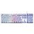 Teclado OEX Gamer Prismatic ABNT2 LED Rainbow Branco TC205 - Imagem 1