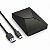Case Para Hd e Ssd De 2.5" Sata 3 Usb C 3.0 Até 6Tb Preto - Imagem 1