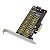 Placa Pci-express, 4x/8x/16x, Para HD NVME M.2 Ngff SSD - Imagem 5