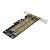 Placa Pci-express, 4x/8x/16x, Para HD NVME M.2 Ngff SSD - Imagem 4