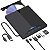 Leitor Gravador Cd Dvd Externo Usb 3.0 Usb C Com Hub Usb - Imagem 1