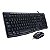 Kit Mouse E Teclado Logitech Mk200 Multimidia C/ Fio Preto - Imagem 1