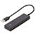 Adaptador Hub Usb 2.0 Com 4 Portas Multilaser Ac443 Preto - Imagem 3