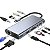 Adaptador Usb C 10 em 1 Hdmi Rede Vga Hub Leitor Cartão - Imagem 2