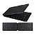 Mini Teclado Sem fio Bluetooth Dobrável Recarregável Preto - Imagem 2