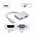Cabo Adaptador Usb C Tipo-c 2x1 Hdmi Vga Smartphone Note - Imagem 6