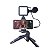Kit Youtuber Live Vlog Com Microfone Luz Led Tripé Celular - Imagem 4
