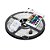 Fita Led Com Controle E Fonte Led Rgb 5050 Ip65 5 Metros - Imagem 3