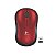 Mouse Logitech Mini Wireless M185 Preto/vermelho - Imagem 1