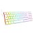 Teclado Mecanico Redragon 75% Ashe Rgb Branco Switch Marrom - Imagem 3