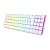 Teclado Mecanico Redragon 75% Ashe Rgb Branco Switch Marrom - Imagem 1