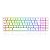 Teclado Mecanico Redragon 75% Ashe Rgb Branco Switch Marrom - Imagem 4