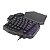 Teclado Mecanico Redragon One Hand Diti Rgb Switch Az Preto - Imagem 3