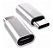 Adaptador Type C Ad202 Micro Usb Para Usb-C Prata Oex - Imagem 2