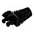 Capa Para Conector Plug  Rj45 Trava Interna Snap In Preto Un - Imagem 3