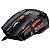 Mouse Gamer Fire Preto/Vermelho Usb Mo236 Multilaser - Imagem 2