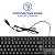 Kit Teclado E Mouse Com Fio Multi Cf600 Usb Preto Tc609 - Imagem 5
