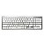 Teclado Bluetooth 5.0 Slim Oex Tc504 Abnt2 Prata E Branco - Imagem 2