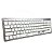 Teclado Bluetooth 5.0 Slim Oex Tc504 Abnt2 Prata E Branco - Imagem 1