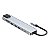 Hub Usb-C Exbom 8 Em 1 Usb 3.1 Hdmi Rj45 Ethernet Sd Tipo C - Imagem 4