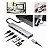 Hub Usb-C Exbom 8 Em 1 Usb 3.1 Hdmi Rj45 Ethernet Sd Tipo C - Imagem 5