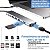 Hub Usb-C Exbom 8 Em 1 Usb 3.1 Hdmi Rj45 Ethernet Sd Tipo C - Imagem 6