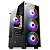 Gabinete Gamer R61b Black Atx Com Fans Rgb 120mm Brx - Imagem 1