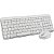 Combo Teclado e Mouse S/ Fio Logitech MK250 Bluetooth Branco - Imagem 1