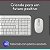 Combo Teclado e Mouse S/ Fio Logitech MK250 Bluetooth Branco - Imagem 10