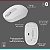 Combo Teclado e Mouse S/ Fio Logitech MK250 Bluetooth Branco - Imagem 5