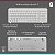 Combo Teclado e Mouse S/ Fio Logitech MK250 Bluetooth Branco - Imagem 9