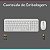 Combo Teclado e Mouse S/ Fio Logitech MK250 Bluetooth Branco - Imagem 7